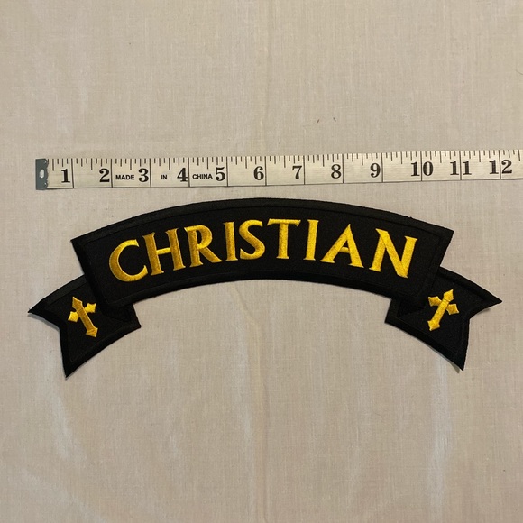 Other - Christian biker banner patch